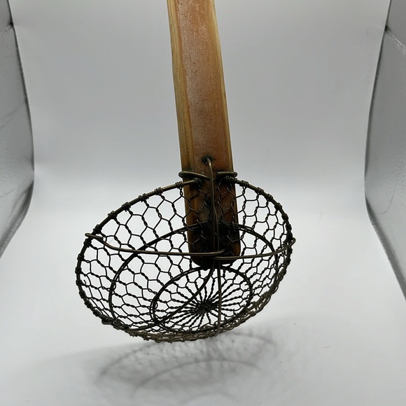 Bamboo Wire Spider Skimmer Scooper Boiling Frying Utensil Cooking - Picture 2 of 3